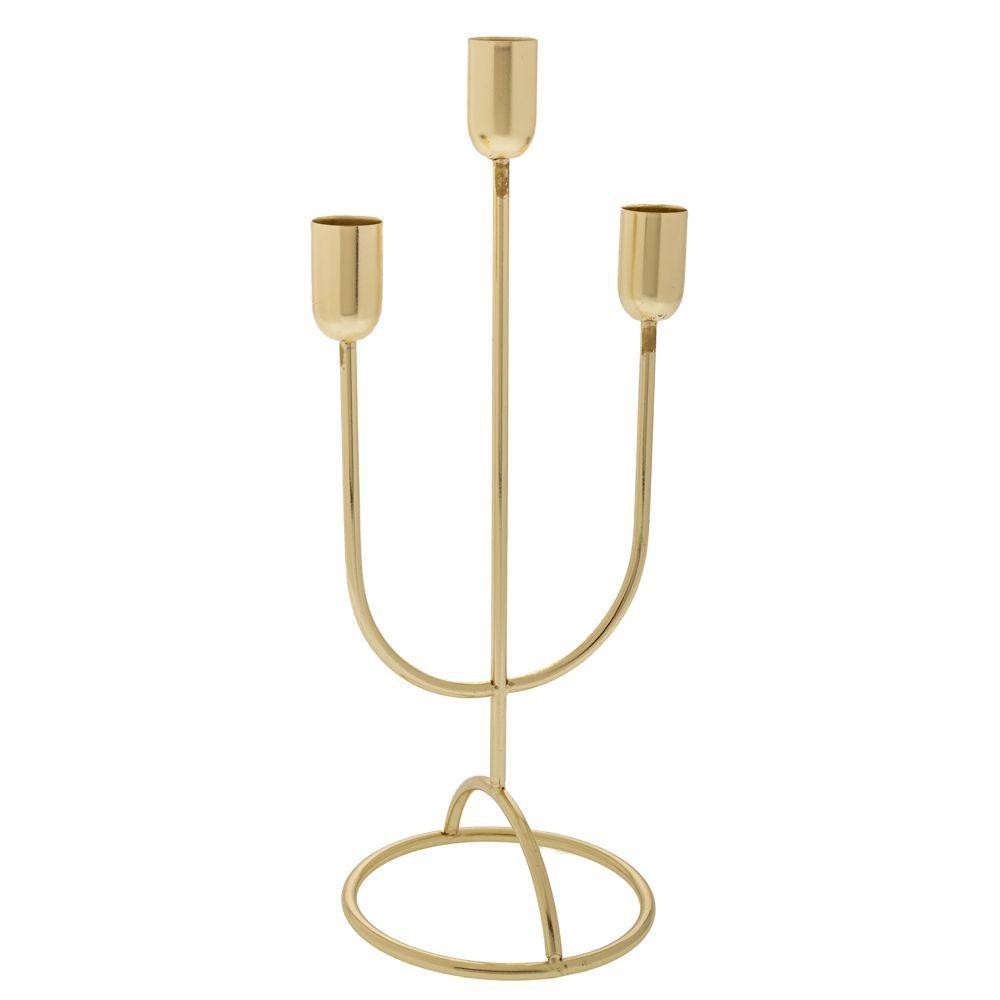 PORTACANDELE METALLO A 3 H.22CM.